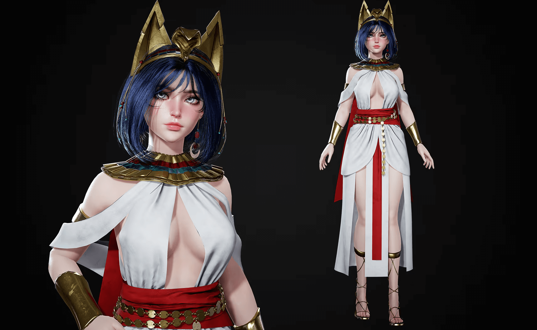 【UE4/5】埃及女法老-Egypt Girl