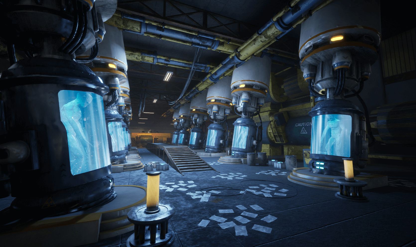 【UE4/5】科幻地下设施 – Sci-fi Underground facility