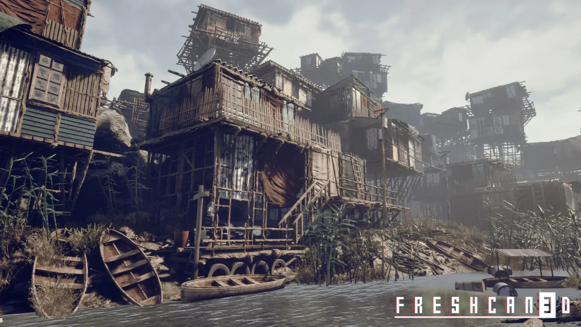 【UE4/5】废弃贫民窟-Modular Slum Environment