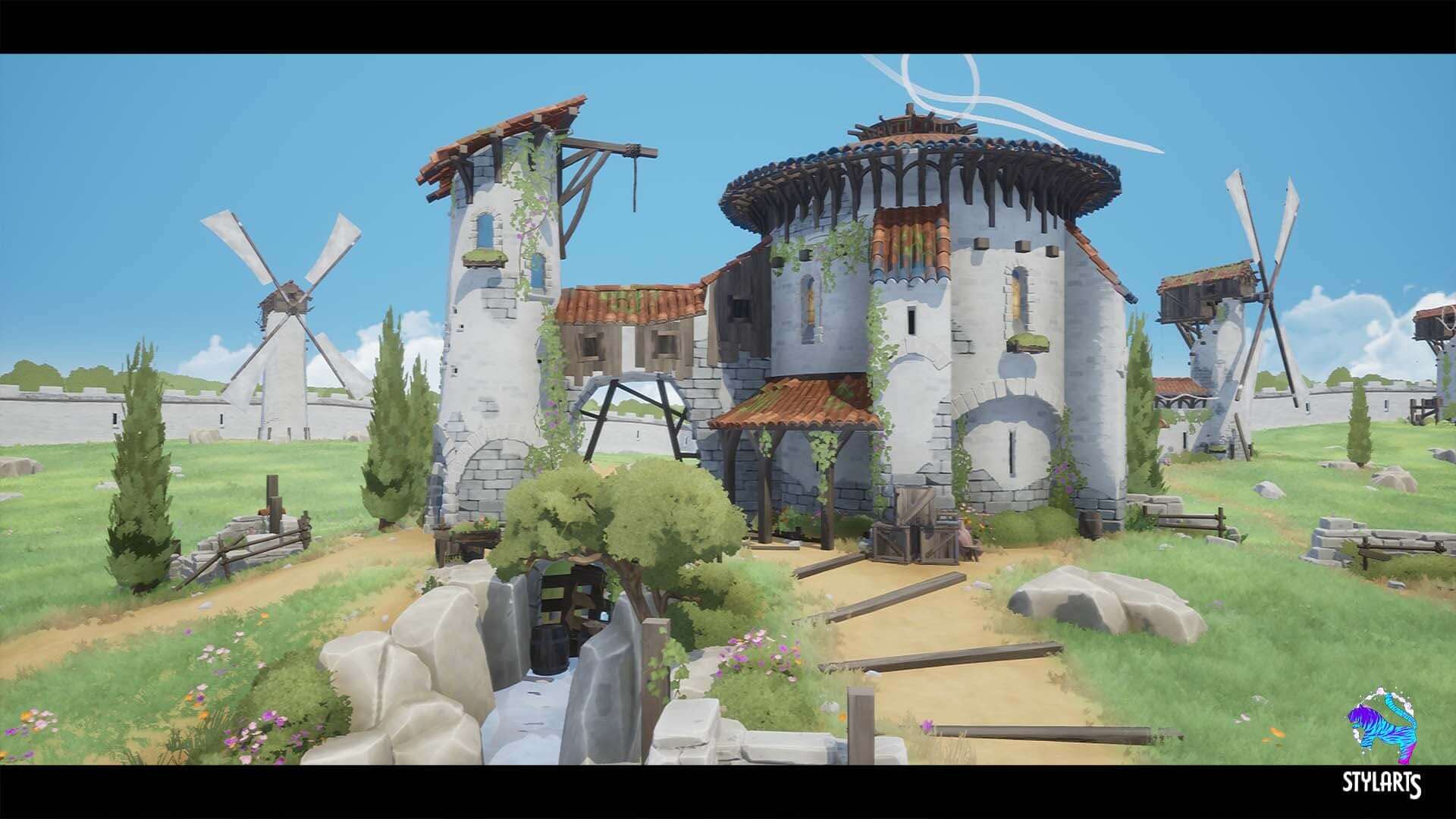 【UE4/5】风格化奇幻的维京小屋 – Stylized Fantasy Provencal ( Stylized , Fantasy , Provencal )
