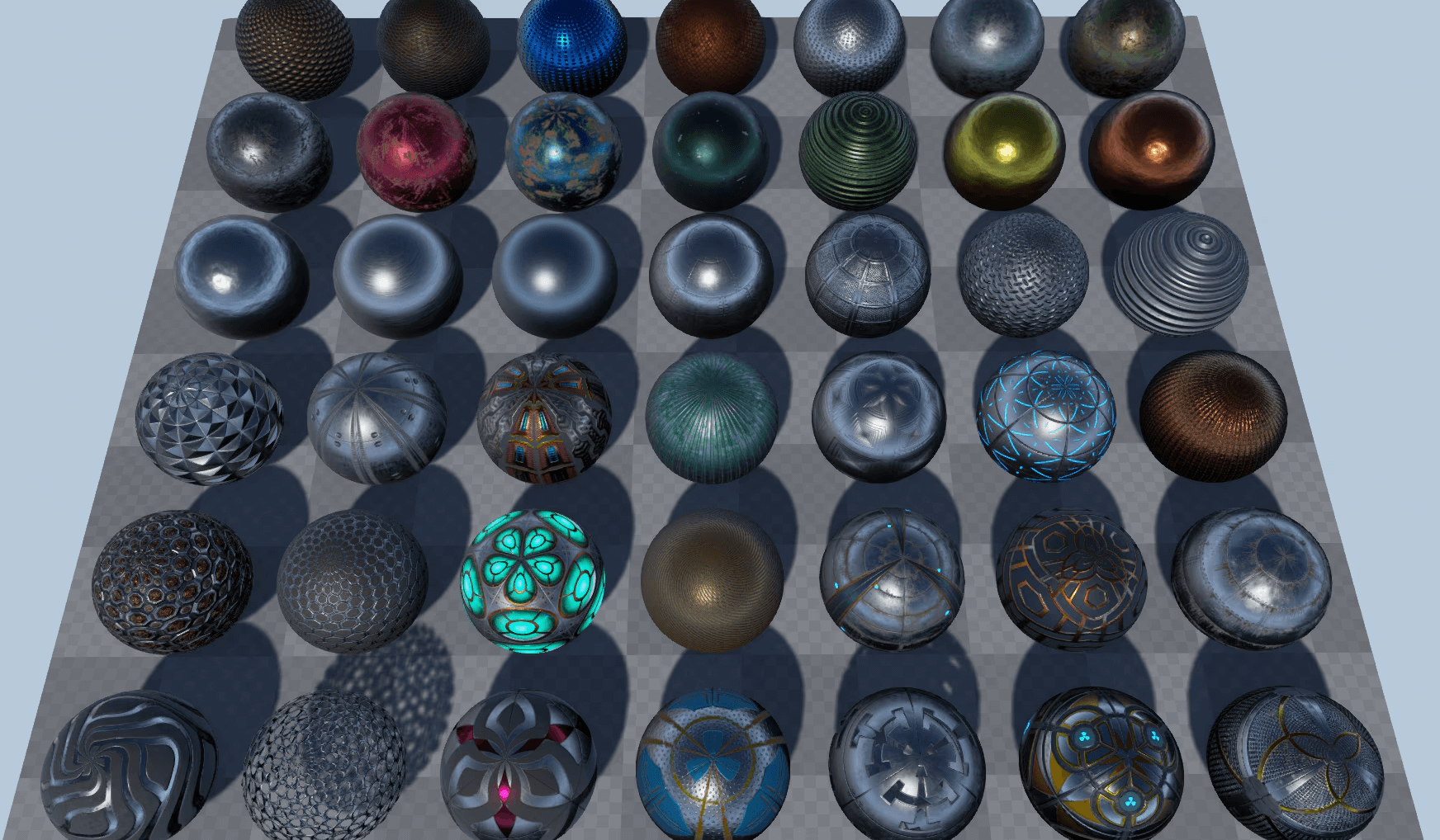 【UE4/5】金属材质包-Yughues Metal Materials