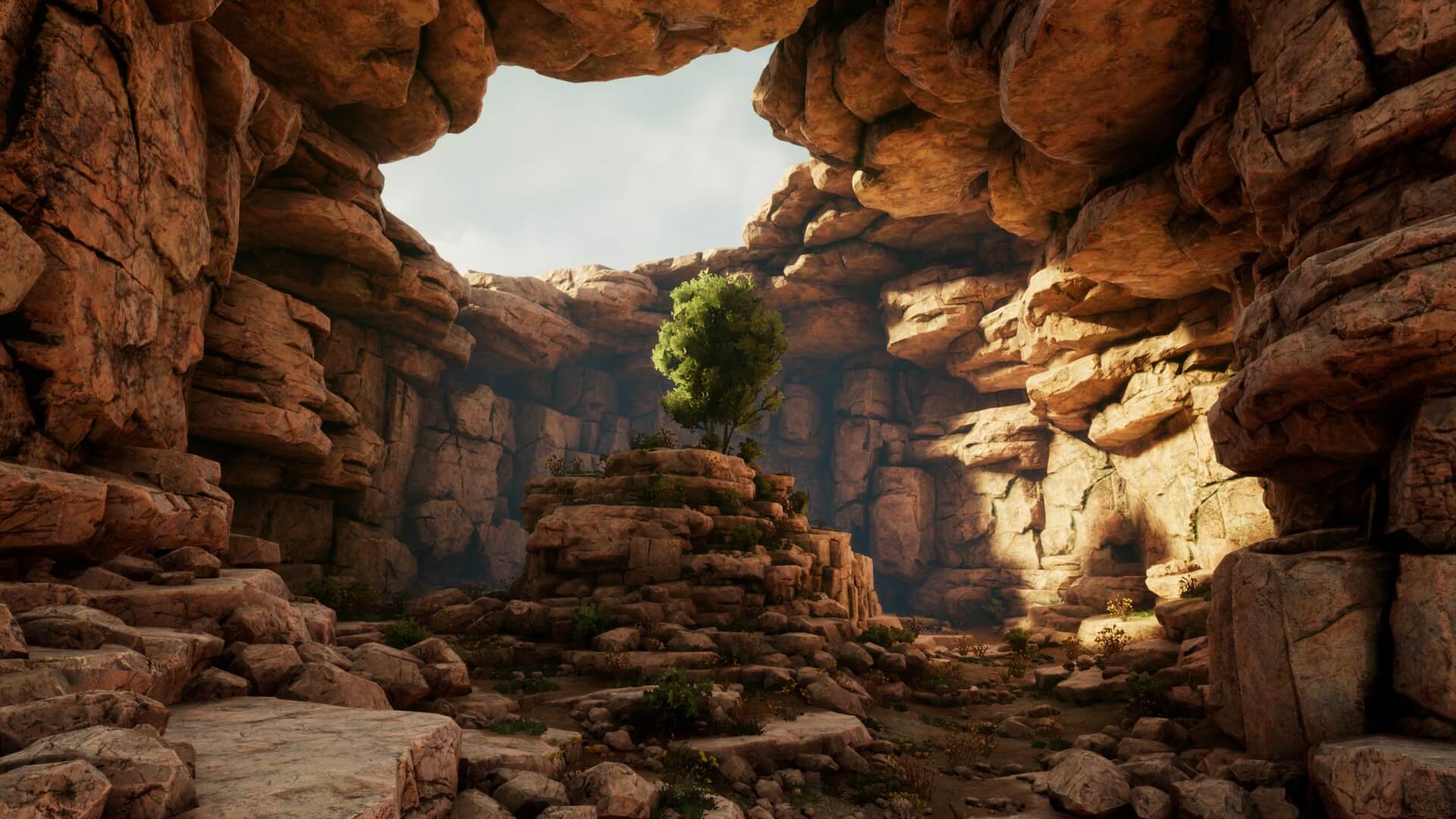 【UE4/5】自然洞穴悬崖-Nature Cave Cliff