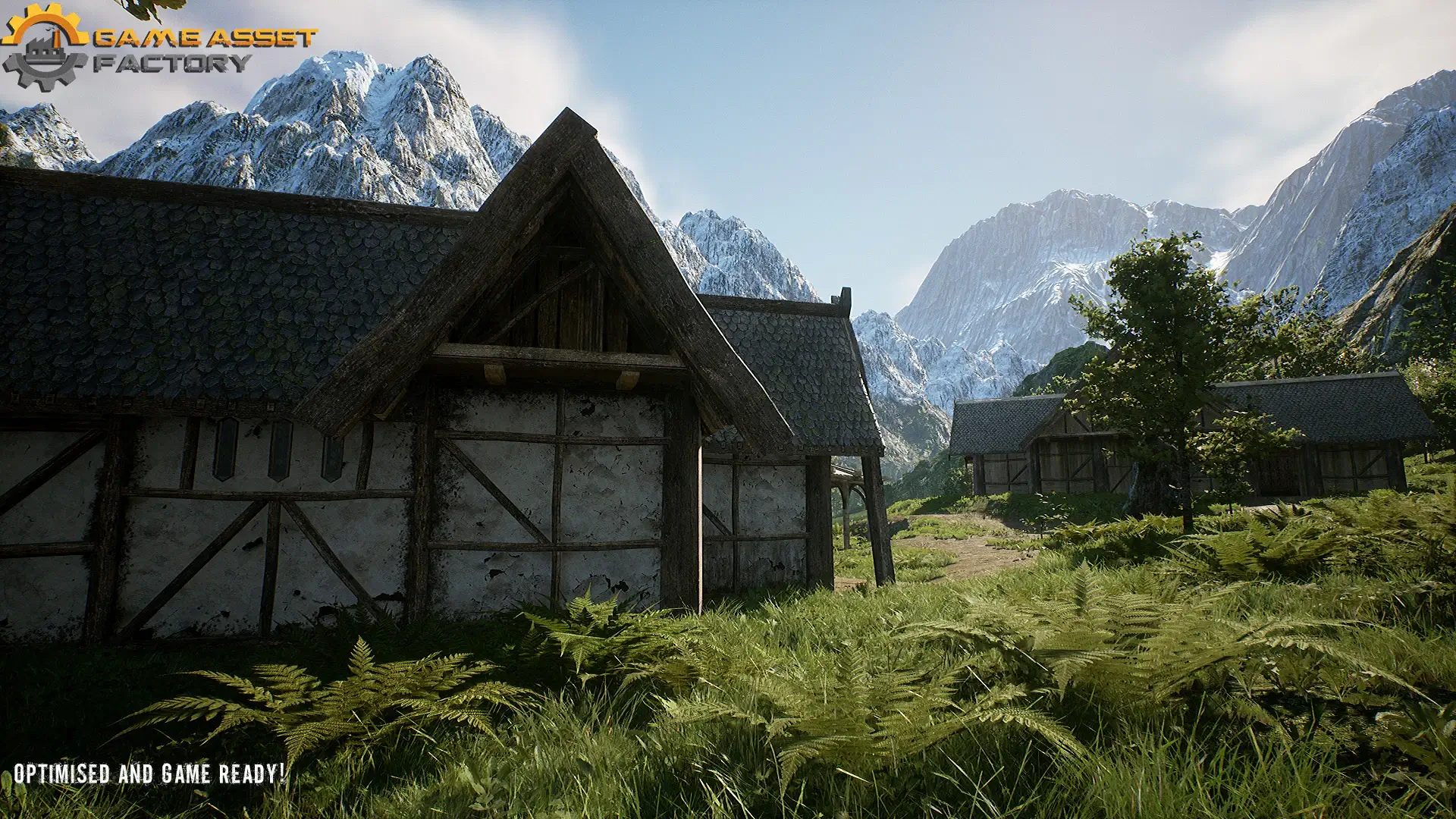 【UE4/5】中世纪村庄模块化建筑包 – Medieval Village Modular Buildings Pack