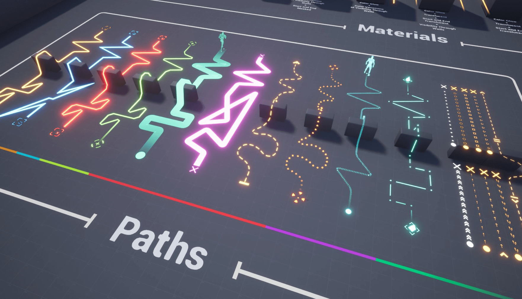 【UE4/5】绘制路径与边框样条工具包 – Path Tracer Toolkit