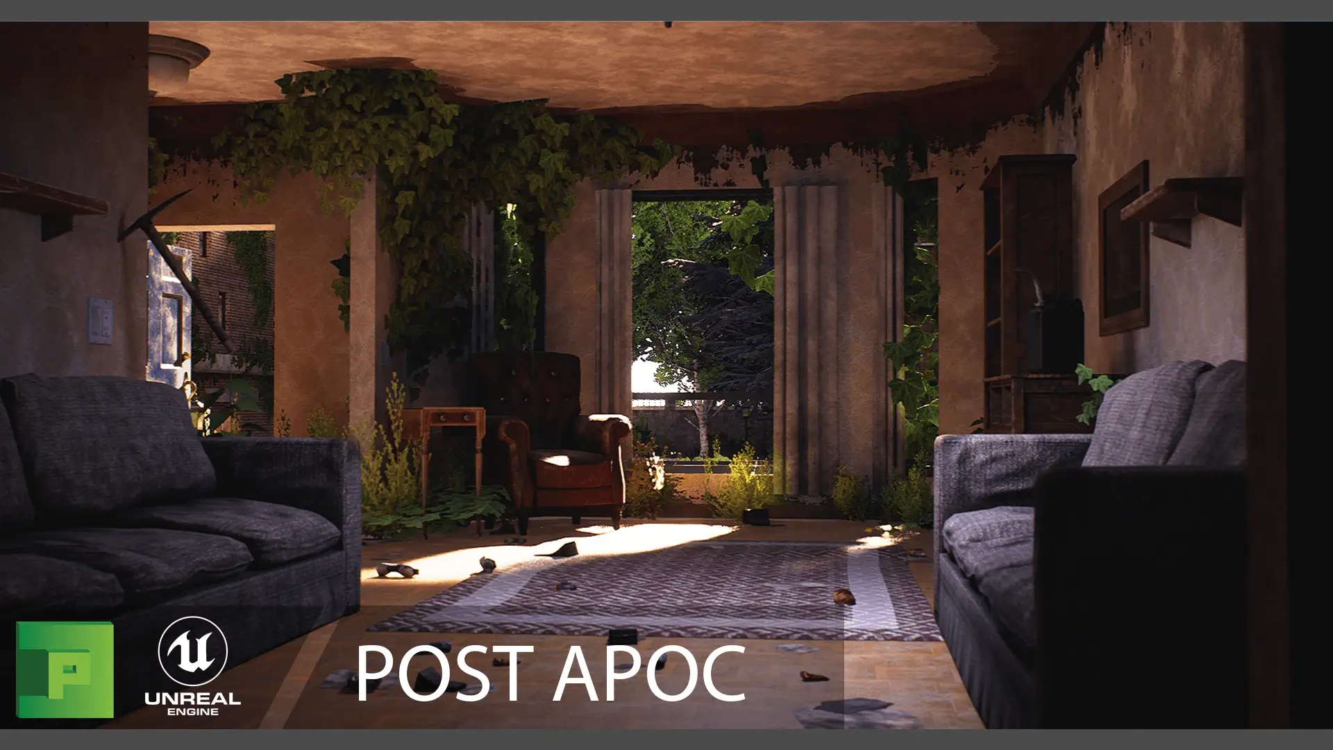 【UE4/5】废弃城市大楼-Post Apocalyptic World