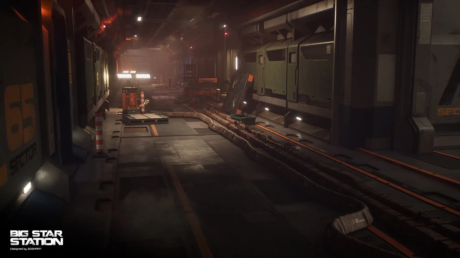 【UE4/5】大型科幻空间站 – Big Star Station LUMEN