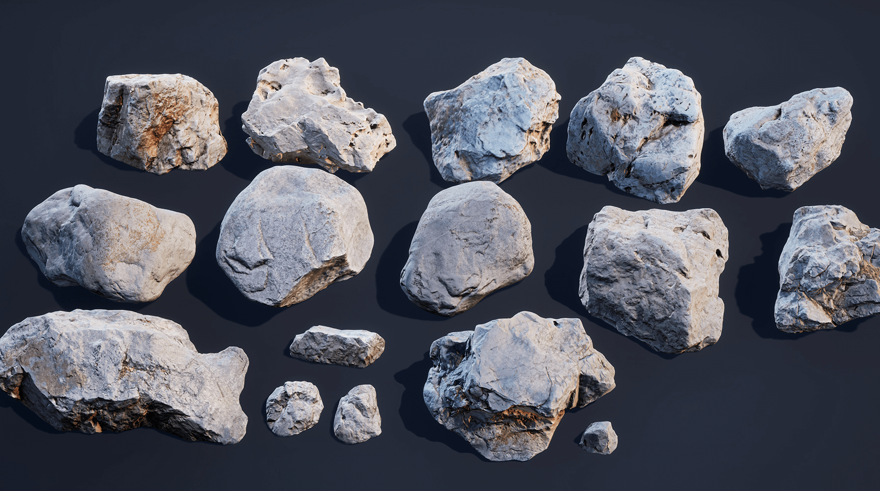 【UE4/5】石头和岩石包 – Stones and Rocks pack