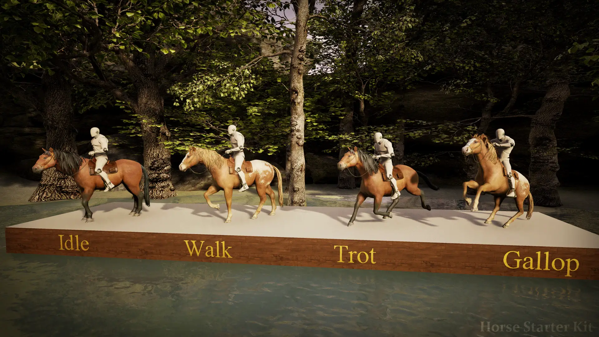 【UE4/5】马匹入门套件 – Horse Starter Kit