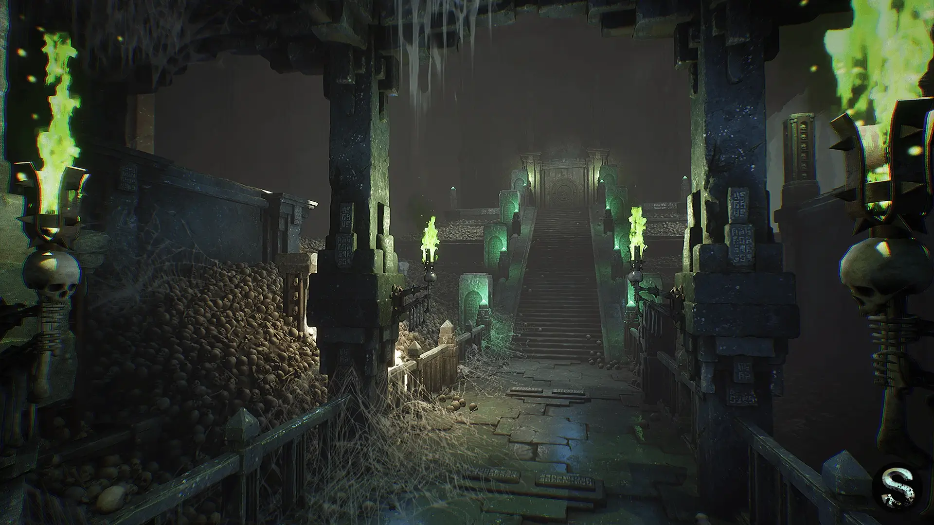 【UE4/5】梦幻地牢2（骨墓） – Fantasy Dungeon 2 (ossuary)