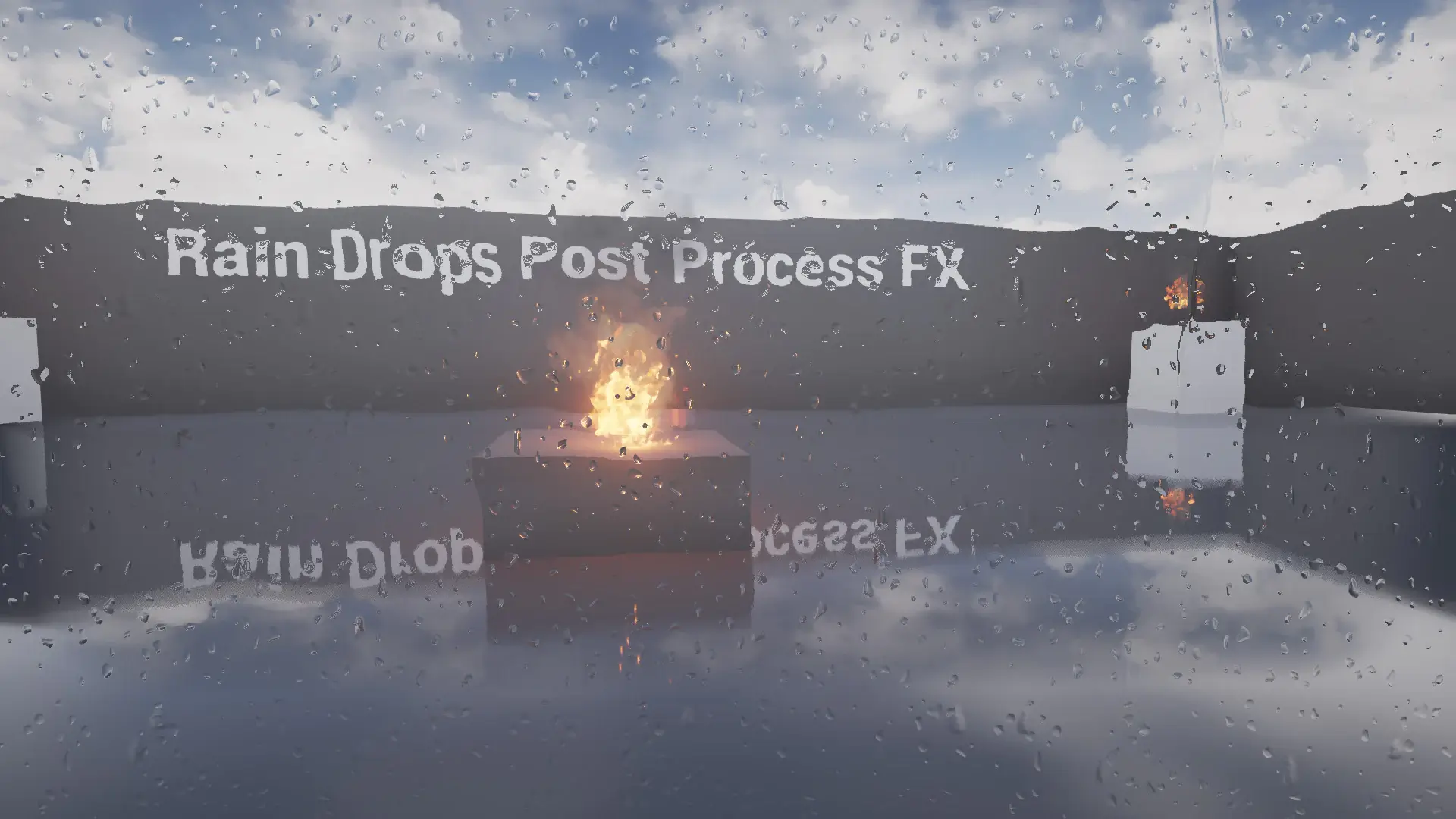 【UE4/5】雨滴后期处理材质-Rain Drops