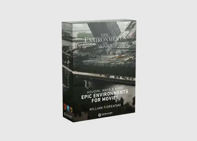 创建电影中的史诗环境：Houdini、Maya 和 Nuke 教程-Epic Environments for Movies