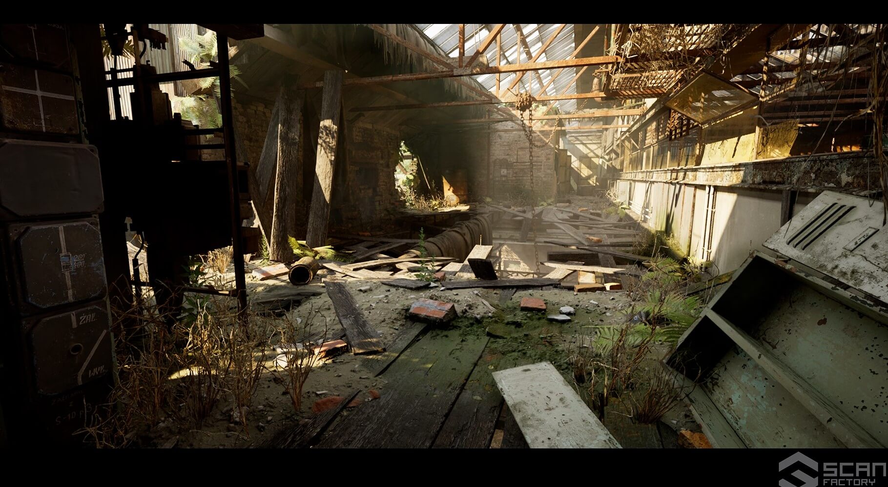 【UE5】[SCANS] 仓库 – 废弃工厂区-SCANS_Warehouse_AbandonedFactoryDistrict