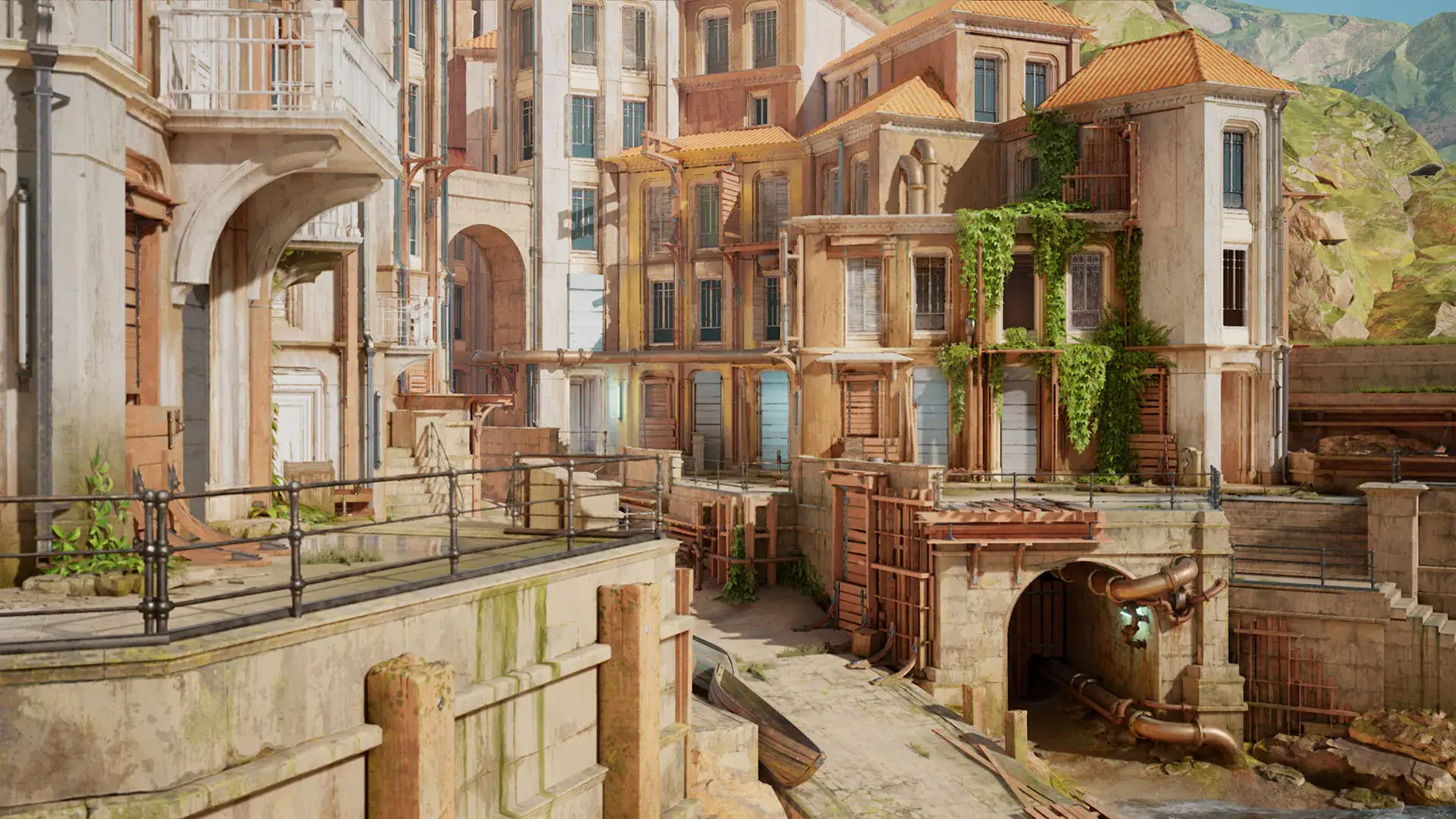【UE4/5】模块化的海滨小镇_ModularSeasideTown