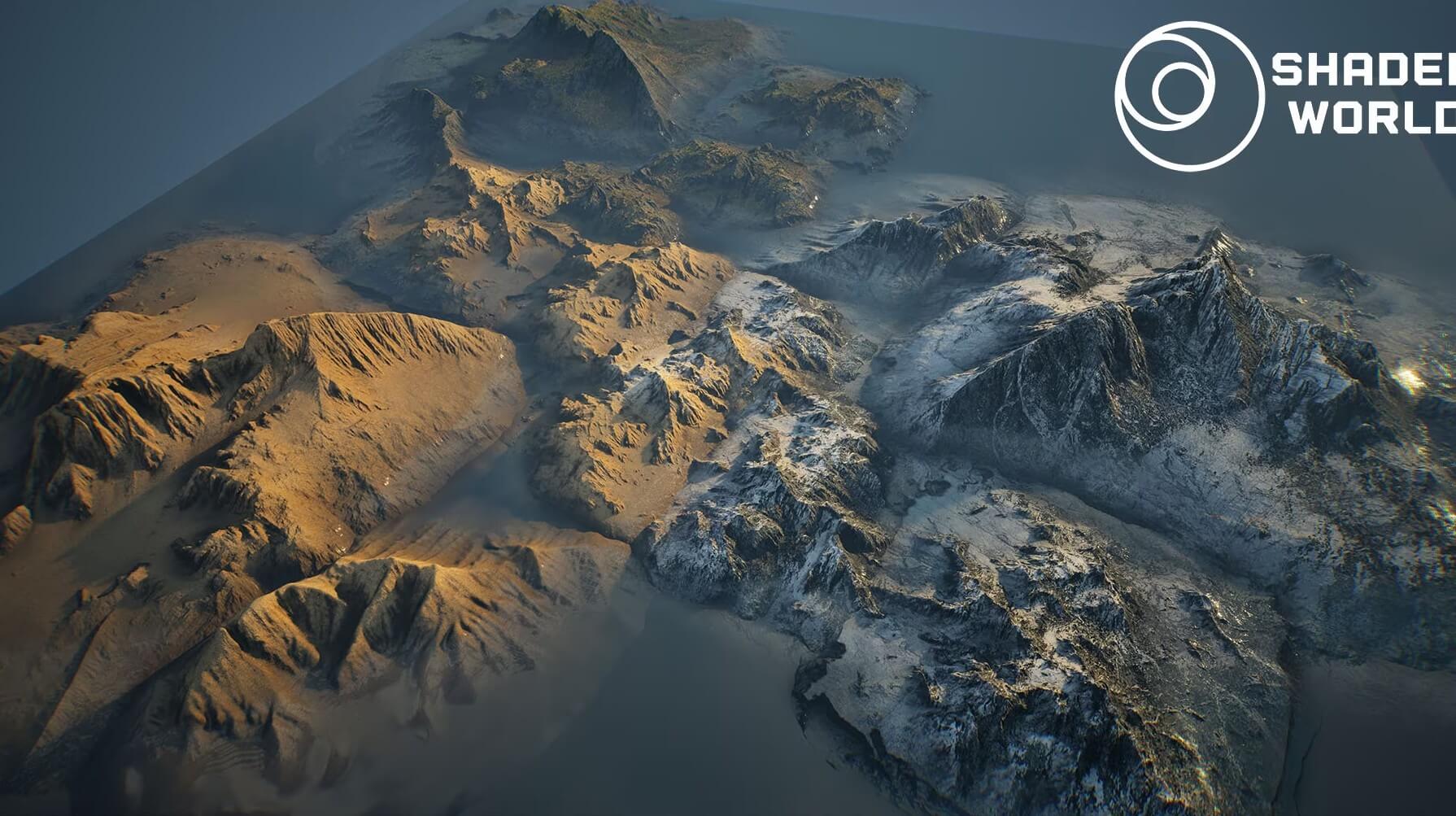 【UE5】Shader World：程序化景观、海洋、植被-ShaderWorld: procedural landscape, ocean, foliage