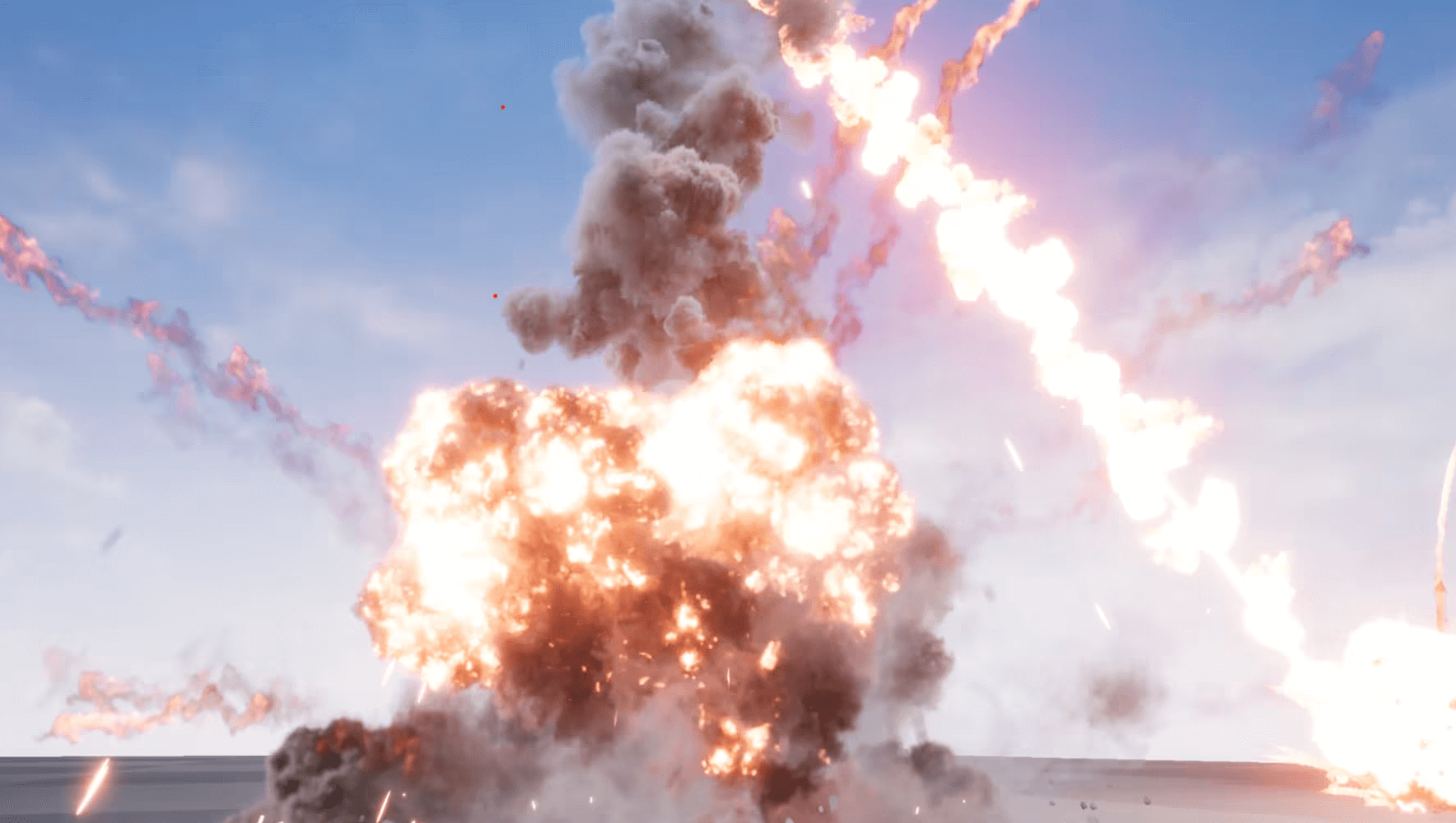 【UE5】电影爆炸 – 火焰激光-Cinematic Explosions – Fire Laser
