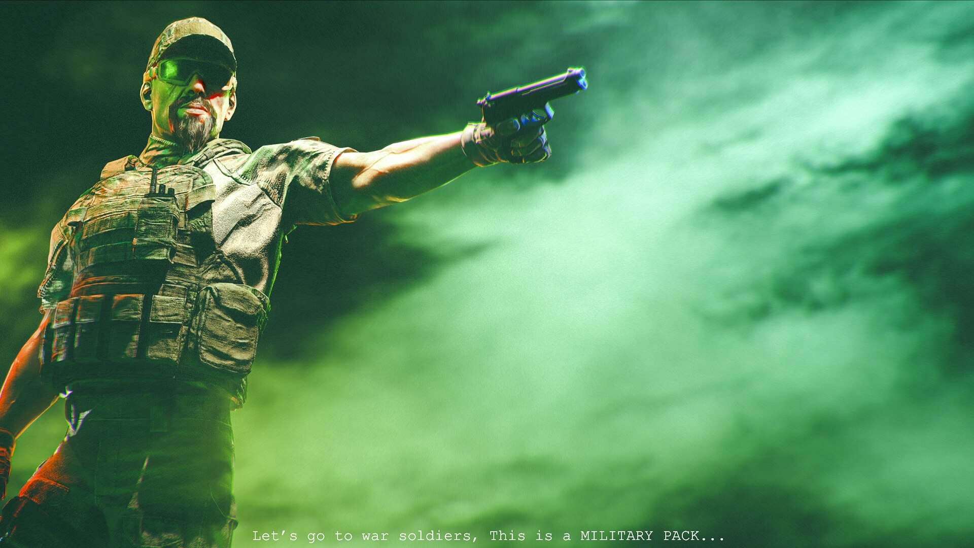 【UE5】突击队-军事人物-Commando – Military Character